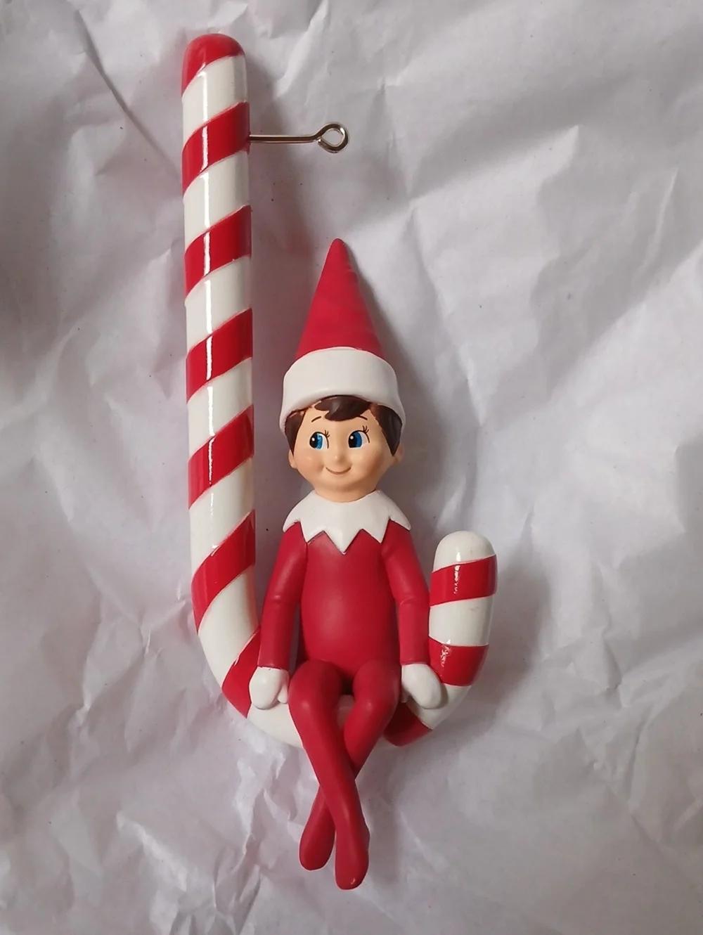 2022 Hallmark Keepsake Ornament CANDY CANE CHEER SCOUT ELF